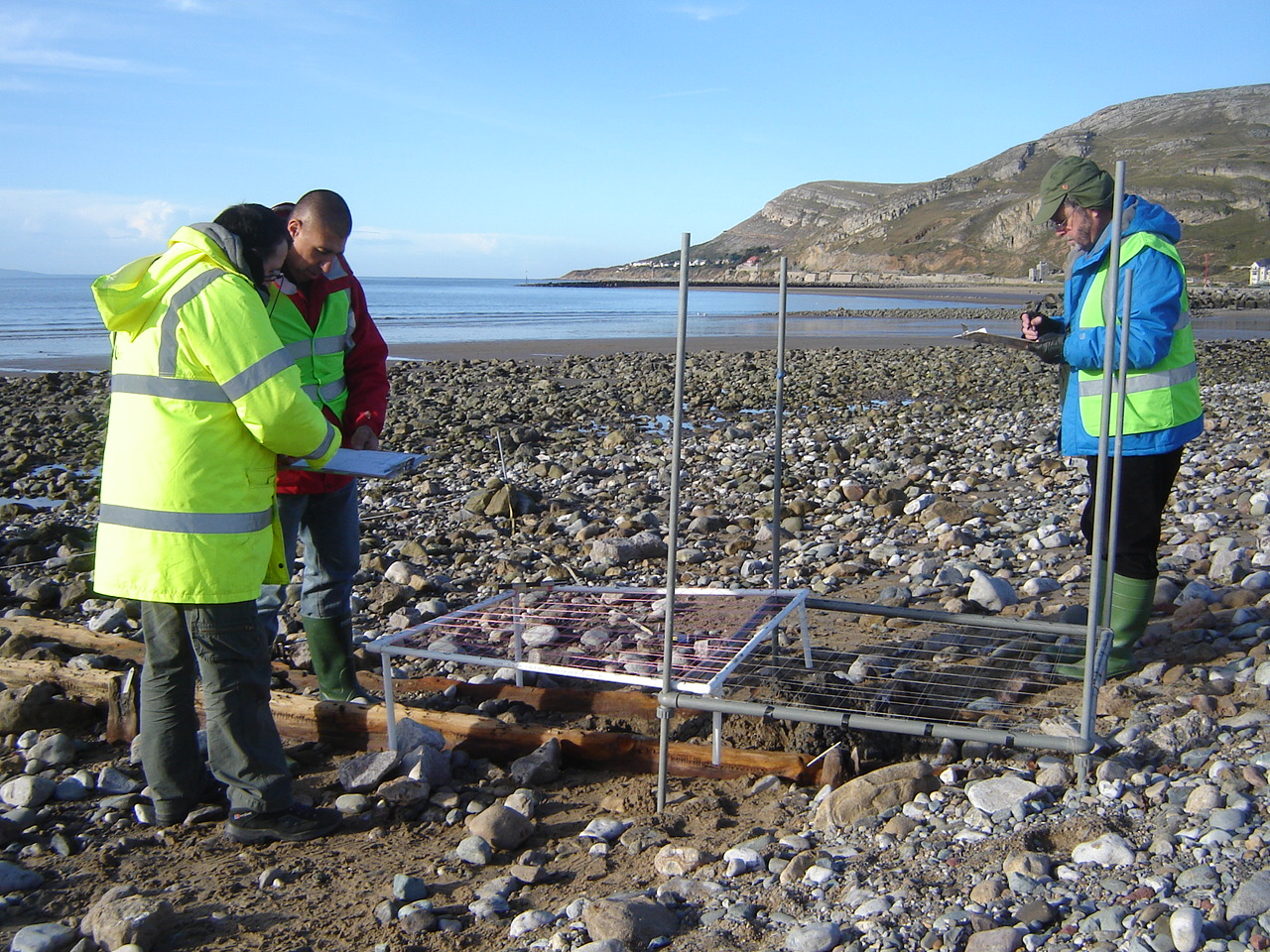 Volunteers from the Ships' Timbers Maritime Museum carrying out Planning Fame exercises